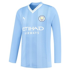 Prima Maglia Manchester City 2023/2024 Manica Lunga